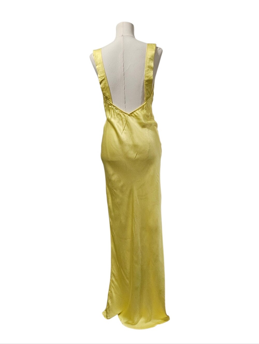 Rumored Sunset Strip Maxi Slip Dress in Soft Yellow Small - Picture 4 of 8